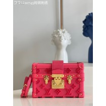 Louis Vuitton Petite Malle Fashion Leather M20745 Pink