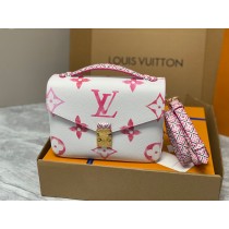 Louis Vuitton Pochette Métis MM Autres Toiles Pink
