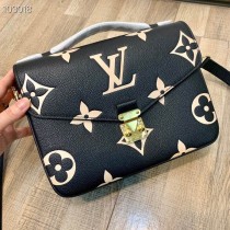 Louis Vuitton Pochette Metis Bag Monogram Empreinte Black