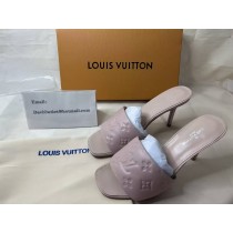 Louis Vuitton Revival Mules Women Sandals 95mm Nude Pink