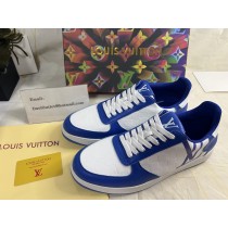 Louis Vuitton Rivoli Sneaker Calf Leather White Blue
