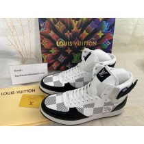 Louis Vuitton Rivoli Sneaker Damier High-top Black White
