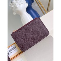 Louis Vuitton Romy Card Holder M82494 Wine Red