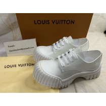 Louis Vuitton Ruby Flat Ranger Low-top Calf Leather White