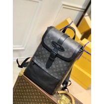 Louis Vuitton Saumur Backpack Monogram Eclipse Canvas M45913