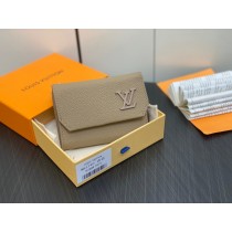 Louis Vuitton Slender Pilot Wallet LV Aerogram Apricot