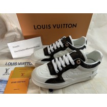 Louis Vuitton Time Out Monogram Sneakers Calf Leather White