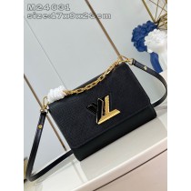 Louis Vuitton Twist MM Epi Leather Shoulder Bag M24631 Black