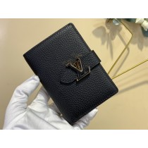 Louis Vuitton Vertical Compact Wallet Black