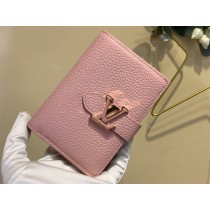 Louis Vuitton Vertical Compact Wallet Pink