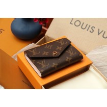 Louis Vuitton Victorine Monogram Wallet M41938 Brown Cream