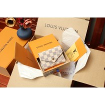 Louis Vuitton Victorine Wallet Damier Azur Canvas Cream