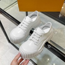 Louis Vuitton Women Ruby Flat Derby Patent Leather White