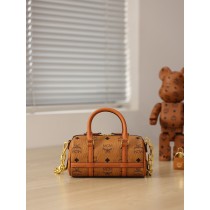 MCM Aren Boston Bag in Visetos Boston Bag