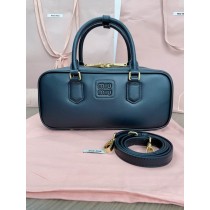 Miu Miu Arcadie Leather Bag 5BB148 Black