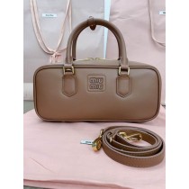 Miu Miu Arcadie Leather Bag 5BB148 Brown