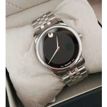 Movado Museum Classic Men Watch 40mm Stainless Steel Bracelet