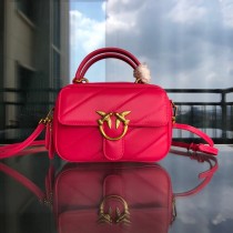Pinko Love Square Quilt Bag Red