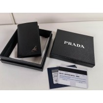 Prada Black Saffiano Leather Card Holder 2MC101