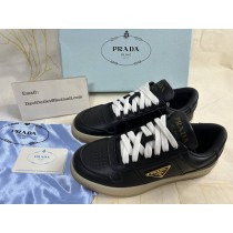 Prada Downtown Nappa Leather Women Sneakers Black