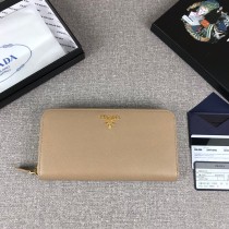 Prada Large Saffiano Leather Wallet 1ML506 Khaki