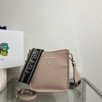 Prada Leather Mini Shoulder Bag Pink