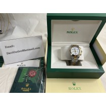 Rolex Cosmograph Daytona Oyster Watch White Dial Gold