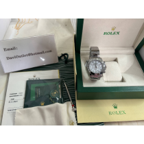 Rolex Cosmograph Daytona Watch Stainless Steel White Dial