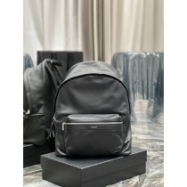 Saint Laurent Large City Backpack Calfskin Black