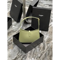 Saint Laurent Le 5 À 7 Bag Calfskin Green