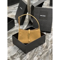 Saint Laurent Le 5 À 7 Bag Suede Caramel
