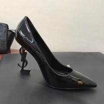 Saint Laurent Opyum 110 pump Black Patent Leather Black Heel