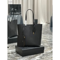 Saint Laurent Shopping Tote Bag 32.5CM N/s Supple Leather Black