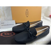 Tod's Men City Gommino Driving Shoes Bow Detailed Loafers Calf Black