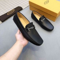 Tod's Men City Gommino Loafers Calfskin Black