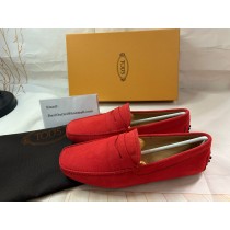 Tod's Women Loafer in Suede Orange