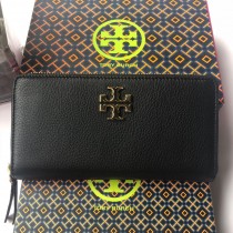 Tory Burch Britten Zip Continental Wallet Black