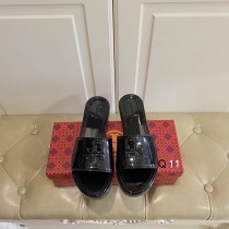 Tory Burch Eleanor Jelly Slide Black