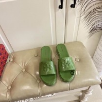 Tory Burch Eleanor Jelly Slide Green