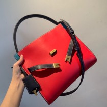 Tory Burch Large Lee Radziwill Petite Double Bag Red