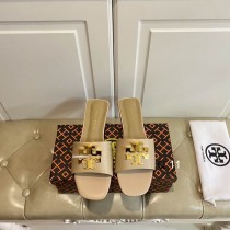Tory Burch Leather Slide Khaki