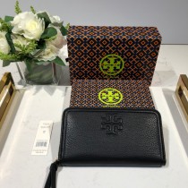 Tory Burch Long Zip Wallet Black