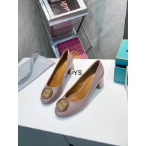 Tory Burch Multi Logo 55MM Leather Pump Taro
