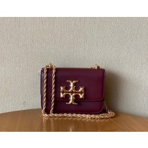 Tory Burch Small Eleanor Convertible Shoulder Bag Burgundy