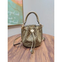 Tory Burch Small Fleming Soft Bucket Bag Pebblestone