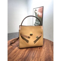 Tory Burch Small Lee Radziwill Double Bag Apricot