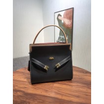 Tory Burch Small Lee Radziwill Double Bag Black