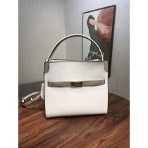 Tory Burch Small Lee Radziwill Double Bag White