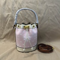 Tory Burch Small T Monogram Bucket Bag Pink