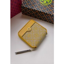 Tory Burch T Monogram Jacquard Wallet Yellow